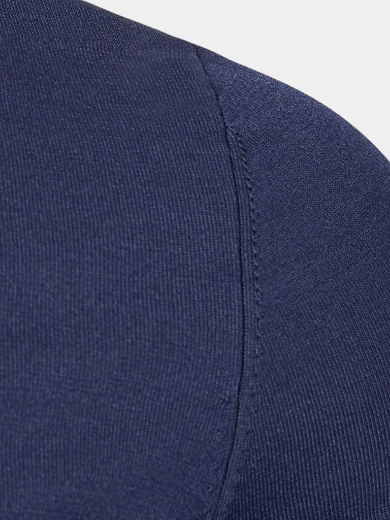 Navy Polo Classe Marina by Montaracrest featuring a classic fit and a distinctive cross crown logo on the chest.