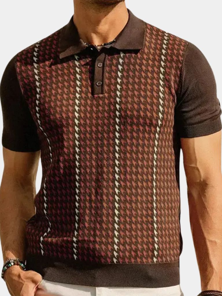 Montaracrest Polo Estetico in old-money aesthetic style, featuring a classic polo shirt with a cross crown detail.