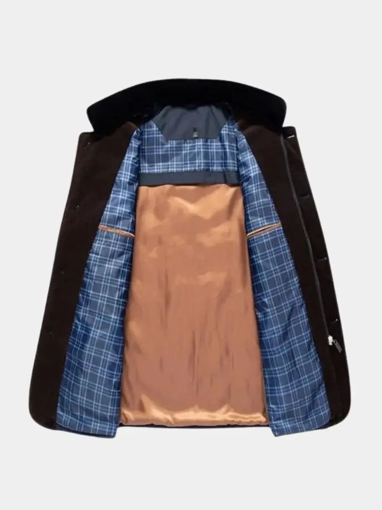 Montaracrest quilted winter jacket with a cross-crown design, padded for warmth and comfort.