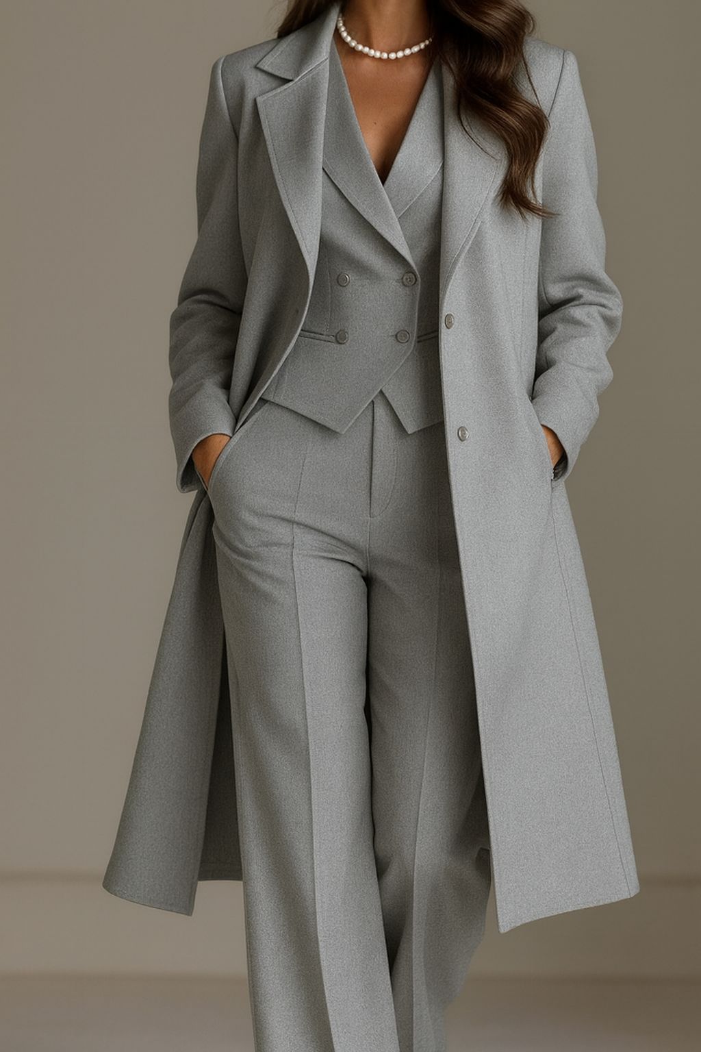 Coordinato Mavi Capotto+ Tailleur completo