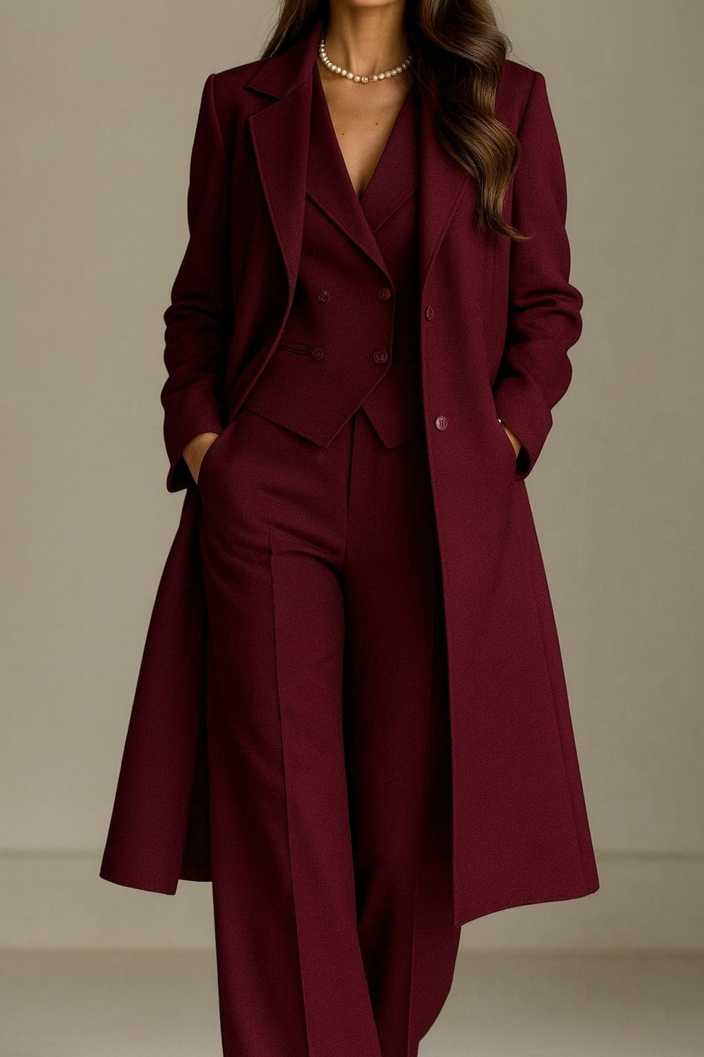 Coordinato Mavi Capotto+ Tailleur completo