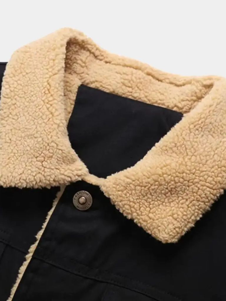 Vintage fleece bomber jacket by Montaracrest featuring a classic cross-crown design and retro-inspired style.