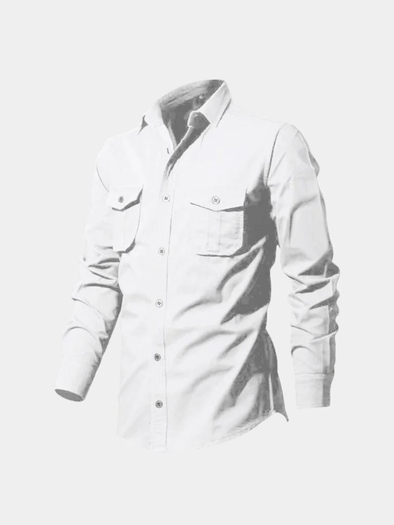 Vintage Montaracrest long-sleeve shirt with a cross-and-crown design, featuring a classic style and intricate fabric.