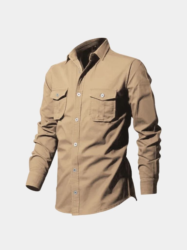 Vintage long-sleeve shirt by Montaracrest featuring a cross and crown design on a neutral background.